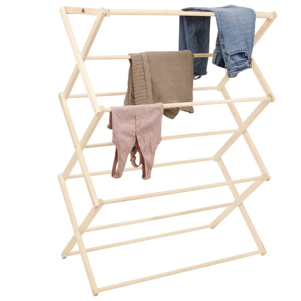 Pennsylvania Woodworks X-Large Flat Top Clothes Drying Rack: Solid ...