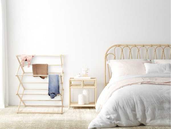 Pennsylvania Woodworks X-Large Flat Top Clothes Drying Rack: Solid Maple Hard Wood Laundry Rack for Sweaters, Blouses, Lingerie & More, Durable Folding Drying Rack, Made in USA, No Assembly Needed - Pennsylvania Woodworks