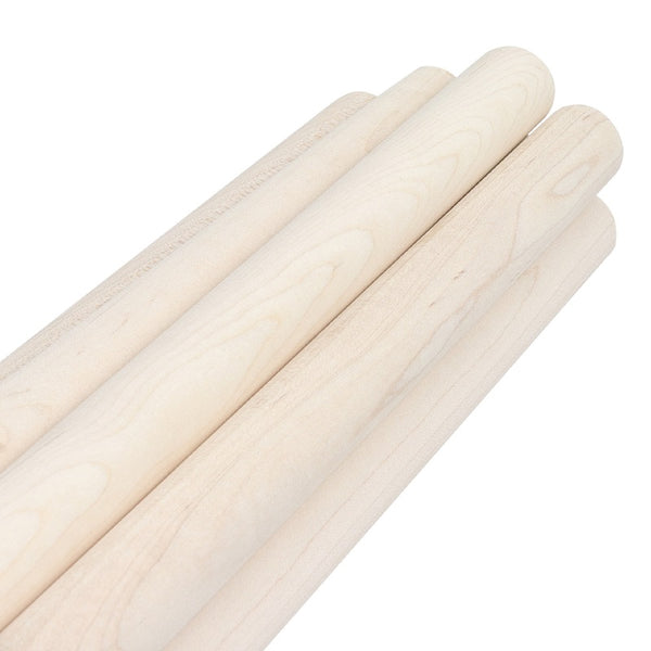 Maple Wooden Dowel Rods | 3/4 x 12 Inch Wood Dowels, 10 Pack | Solid Hardwood Sticks for Crafting, Macrame, DIY & More | Sanded Smooth, Kiln Dried, White, Unfinished by Pennsylvania Woodworks - Pennsylvania Woodworks