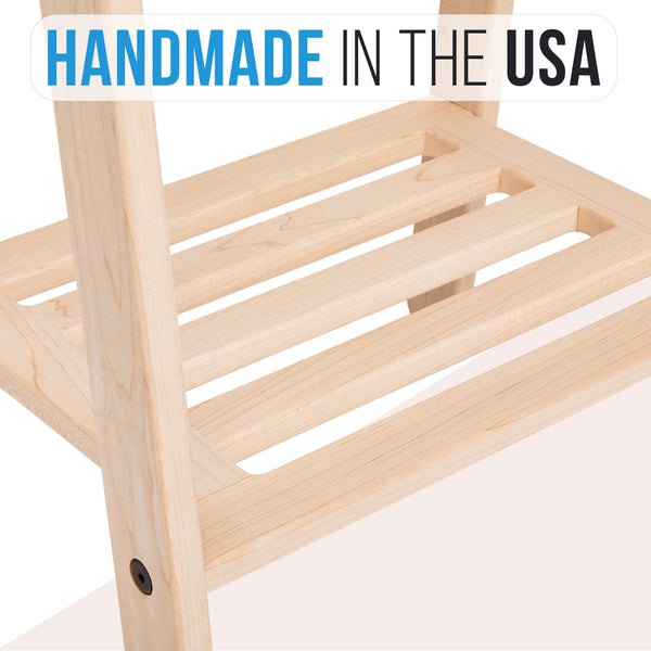 Pennsylvania Woodworks Maple Garment Rack, Medium, Clothing Space, Efficient, Heavy Duty, Easy Assembly, Made in USA - Pennsylvania Woodworks