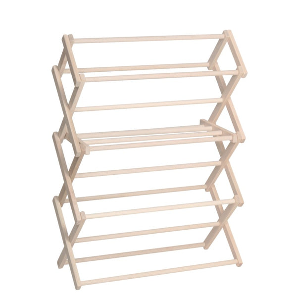 Pennsylvania Woodworks Medium Wooden Clothes Drying Rack (Made in the USA) Heavy Duty 100% Hardwood - Pennsylvania Woodworks