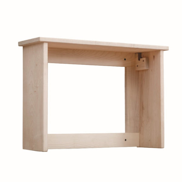 Large Wall Clothes Drying Rack ~ Heavy Duty Solid Maple Hardwood, Folding, Collapses to 25" x 20" x 8", Hand Built in USA, Unfinished, by Pennsylvania Woodworks - Pennsylvania Woodworks