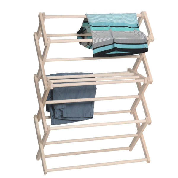 Pennsylvania Woodworks Medium Wooden Clothes Drying Rack (Made in the USA) Heavy Duty 100% Hardwood - Pennsylvania Woodworks
