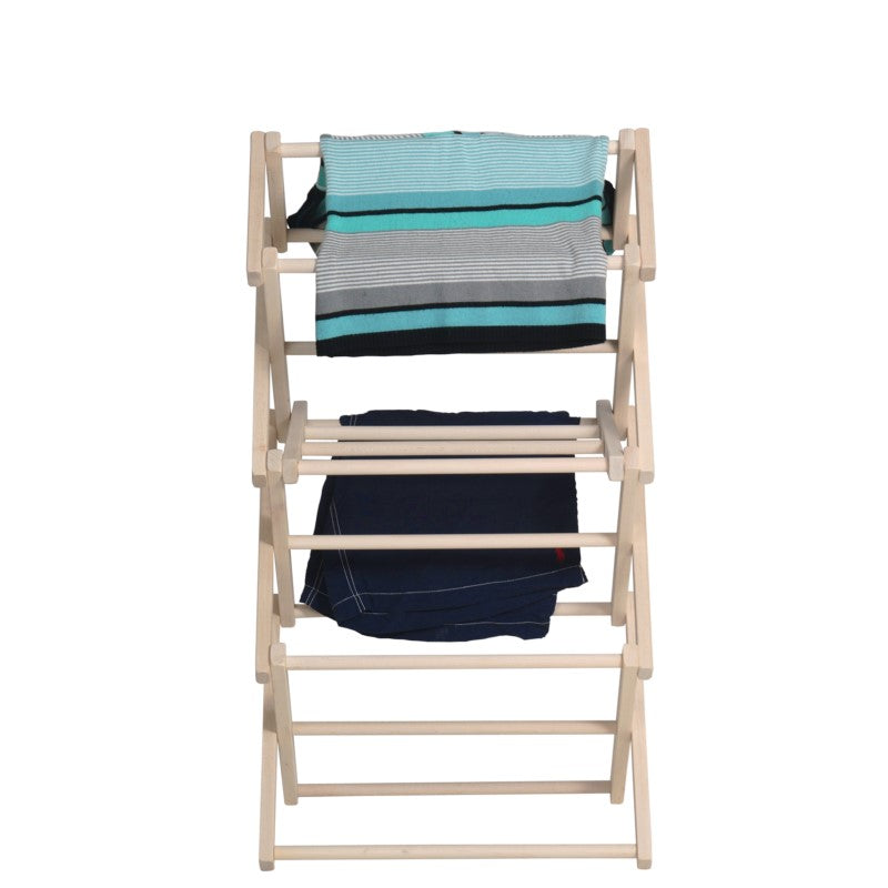 Pennsylvania Woodworks Clothes Drying Rack (Made in The Usa) Heavy Duty 100% Hardwood (Small)