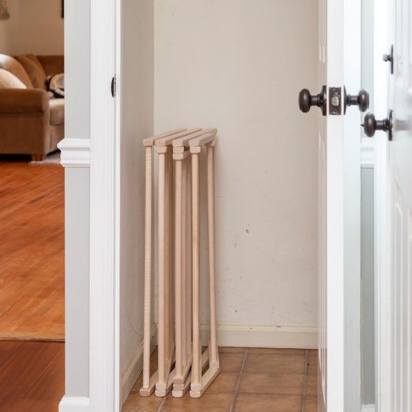 Pennsylvania Woodworks Medium Wooden Clothes Drying Rack (Made in the USA) Heavy Duty 100% Hardwood - Pennsylvania Woodworks